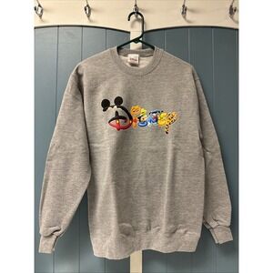Vintage Long Sleeve Sweat Mens S Small 00s Disney Mickey Mouse Donald‎ Tigger